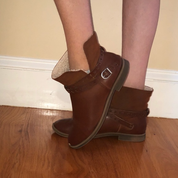 Brown Ankle Boots - Picture 1 of 4
